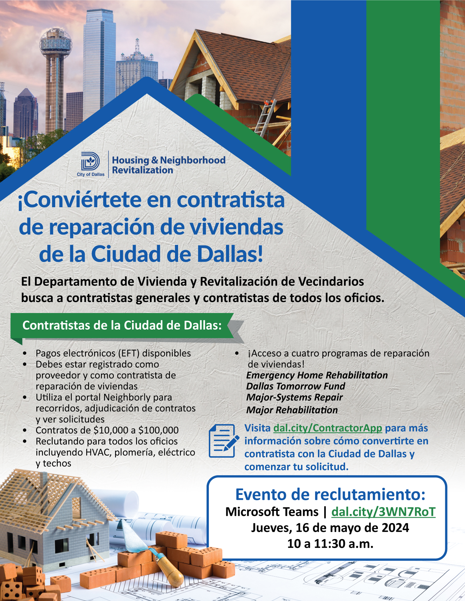 City of Dallas Contractor Recruitment 2024 Spanish (1).jpg